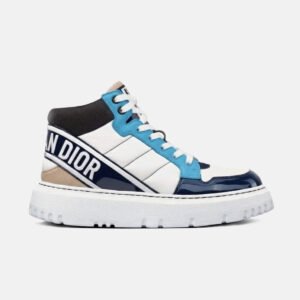 Dior D-Player White Blue Lightweight Sneakers Size US 8