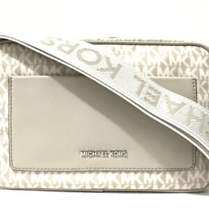 Michael Kors Jet Set Large Logo Crossbody Bag | Vanilla Best Seller Logo