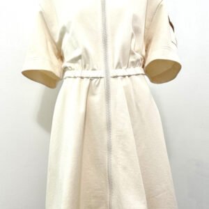 Moncler Cotton Pique Short Dress