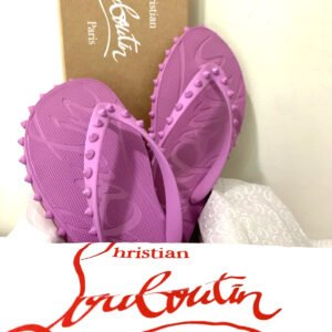 Christian Louboutin Super Loubi Flip Donna Flat Sandals | Size 36